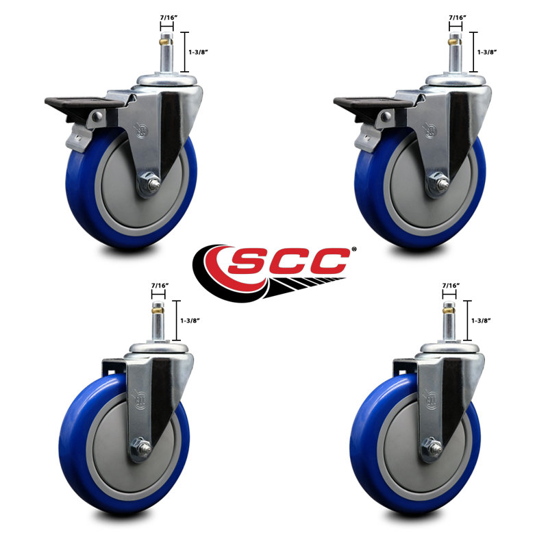 4 Piece Poly Caster Set