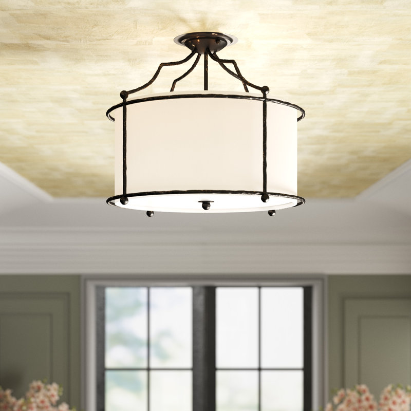 Cachet 3 - Light Semi Flush Mount