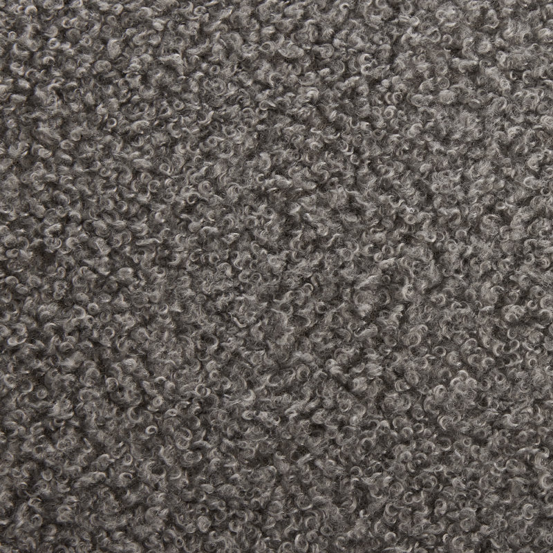 Fauteuil rembourré avec repose-pieds, Gris