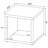Flint Pine Square Engineered Wood Side End Table-1137795162