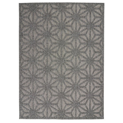 Gerri Abstract Flokati Indoor / Outdoor Area Rug
