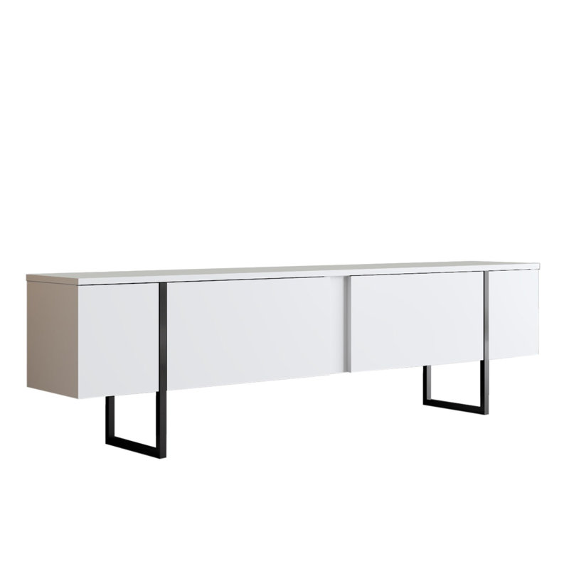 Jimi Console for TVs up to 60", White/Black