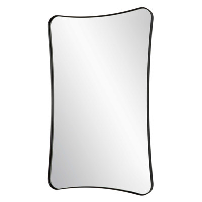 Miroir de salle de bain Loudon, noir