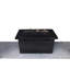 25" H Concrete Fire Pit Table For Outdoors - 42" W, Rust And , With Adjustable Flame Lava Rocks