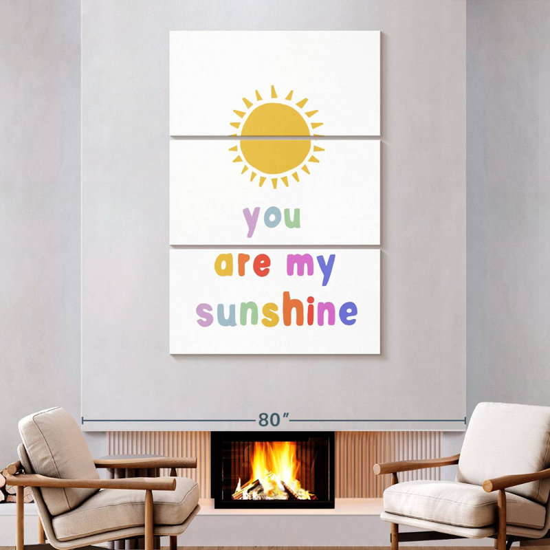 Sunny You Are My Sunshine, H 74 po x l 48 po
