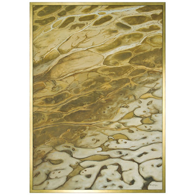 Liquide or par Montoya - peinture encadrée