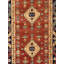 Kazak Hand Knotted Wool Oriental Area Rug in Rust/Black/Yellow