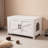 Multi-Functional Cat Litter Box Cabinet with Storage and Stylish Design for Modern Homes
