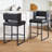 Upholstered Counter Stool with Metal Frame (Set of 2)-1886326751-1886326748