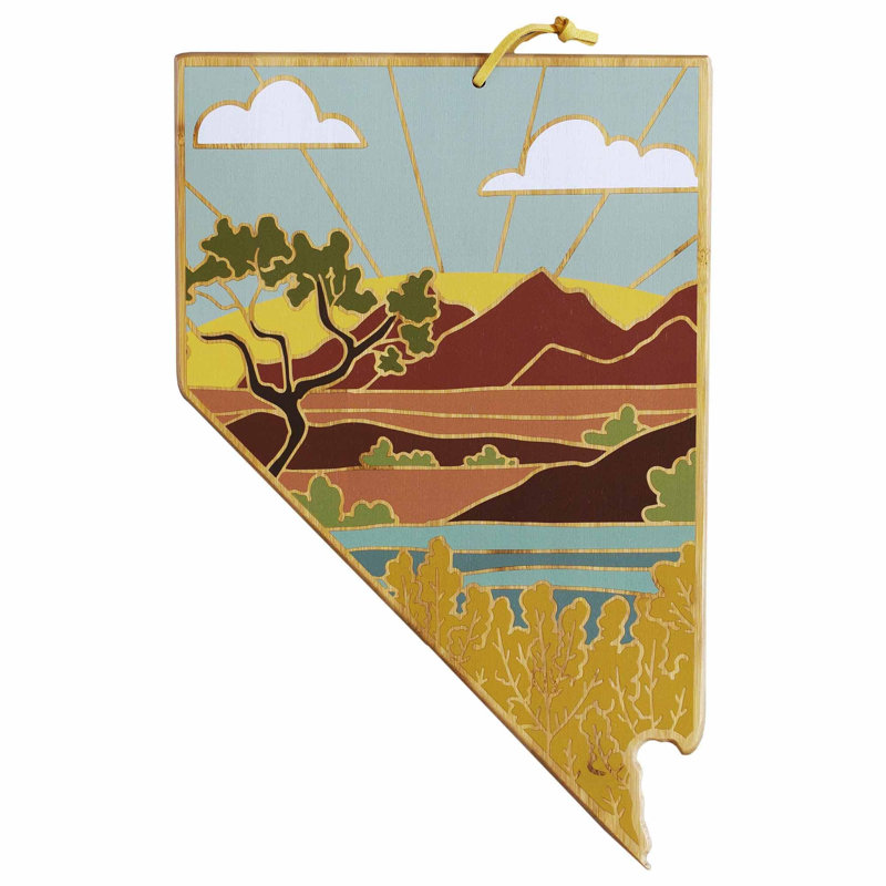 Nevada Cutting & Serving Board with Artwork by Summer Stokes