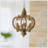 Casebier 6 - Light Iron Geometric Chandelier