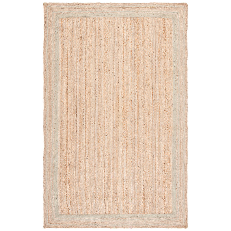 Gast Natural Fiber Hand Woven Jute Rug, Rectangle 3' x 5'