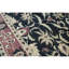 Tapis noir et rouge de haute qualité noué à la main