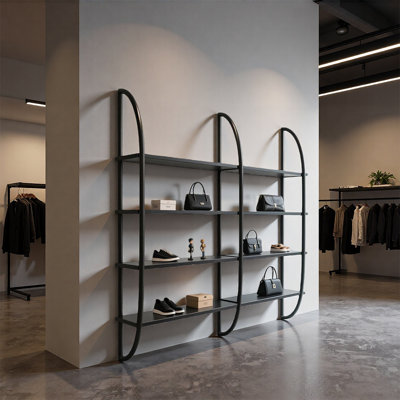 Black Iron Display Shelf