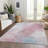 Machine Washable Indoor/Outdoor Cinead ACN1675 Blush Rug-104392574