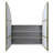 Two Door Steel Frame Arch Shape Medicine Cabinet-69958761
