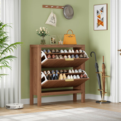 18 Pair Shoe Storage Cabinet