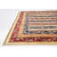 Tapis de surface en laine 4 pi 2 po x 6 pi 2 po one-of-kind-noué la brown Denver