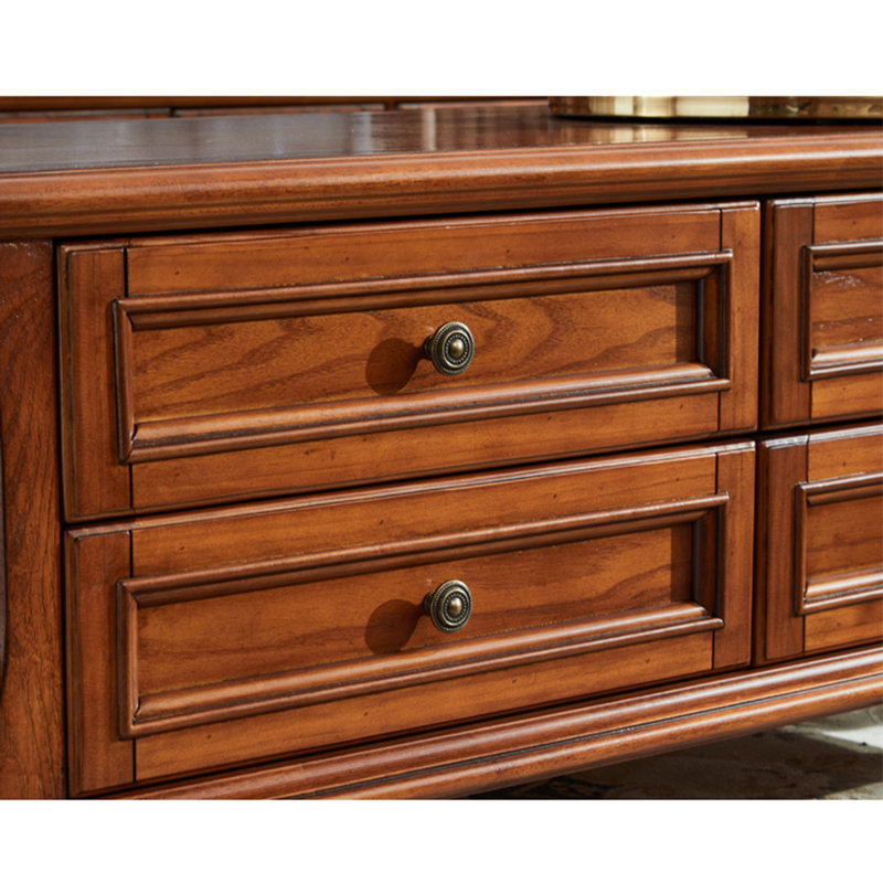 Table basse American Country, Brun