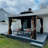 PURPLE LEAF Hardtop Gazebo 10' X 12' with Netting and Curtains Patio Gazebos with String Lights