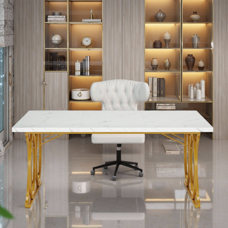 Bureau d'ordinateur 63 po Modern Executive