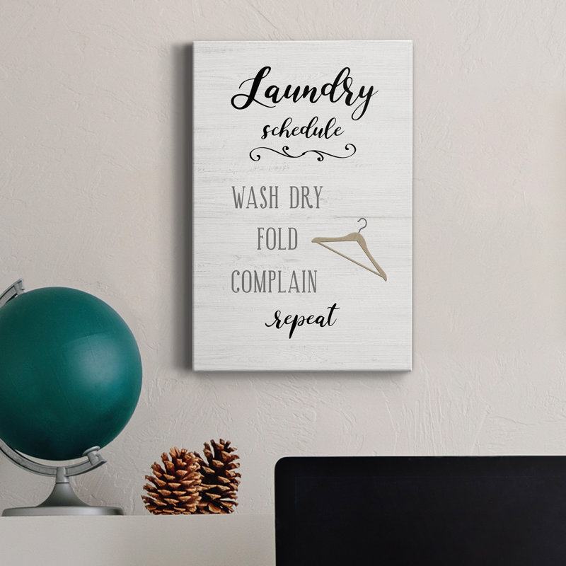 " Laundry Complain ", 60" H x 40" W x 1" D