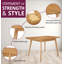 Donnay 6 - Person Butterfly Leaf Dining Set