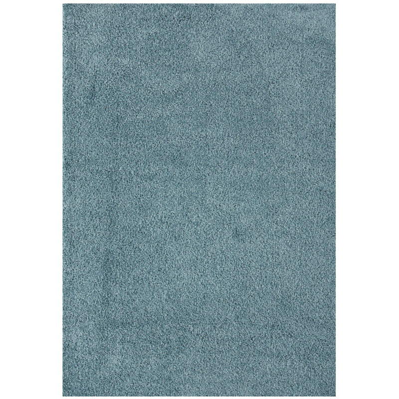 Myshaggy Collection Rugs Solid Design in Duck egg blue, Rectangle 180 x 270 cm