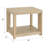 Ashal Solid Wood End Table with Storage