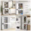 Armoire garde-manger 72,5 "Farmhouse - Rangement intemporel avec fonctionnalité moderne