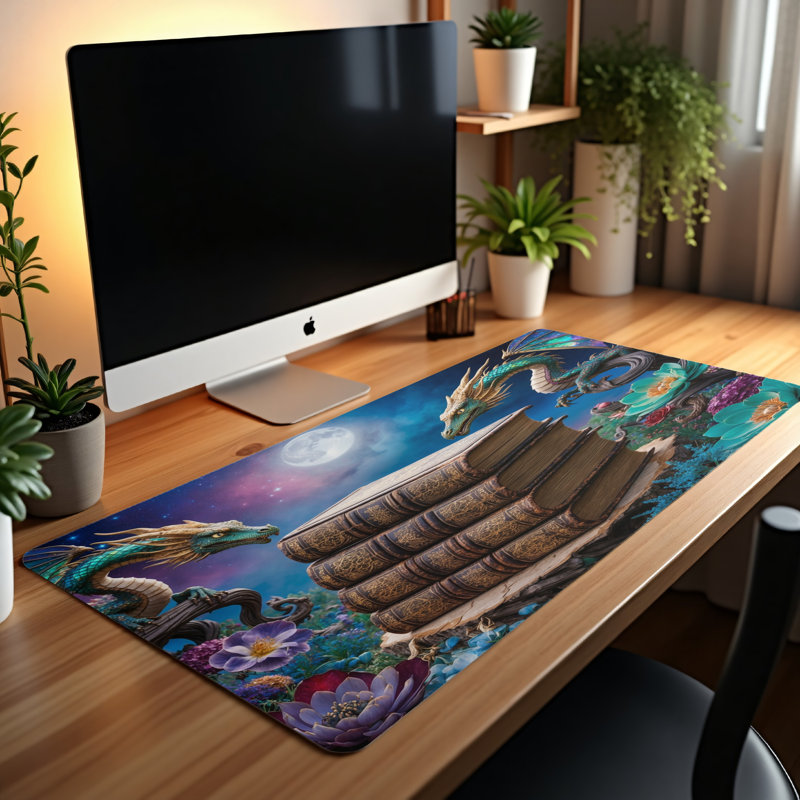 Polyester Desk Pad, 31.5x15.5