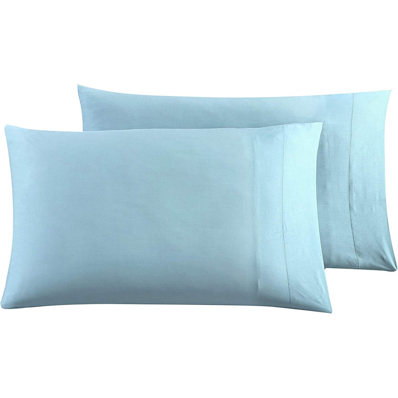 4-Piece Silky Smooth Rayon Cooling Sheet Set, Cal.King Sheet Set + 1 Fitted Sheet + 2 Pillowcase, Spa Blue