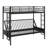 Multi-Functional Metal Bunk Bed: Twin Over Full Design