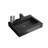 Integrated Engineered Quartz Basin Without Drain And Faucet, Matt Black Color-1768162116