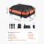 Car Rooftop Cargo Carrier Bag, 15 Cubic Feet Car Roof Cargo Carrier, 100% Waterproof Heavy Duty 840D PVC Roof Luggage Bag for All Vehicle with/without Rack- with Lock, Non-Slip Mat, 4 Door Hooks