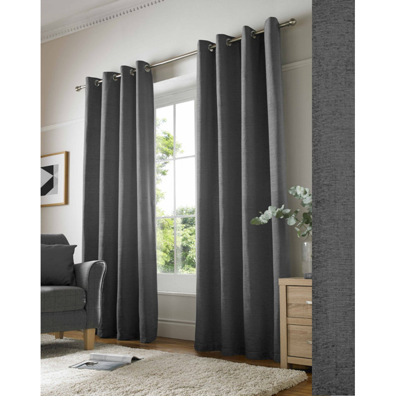 Bergman Sheer Curtain, Latte, 228 W x 228 D cm