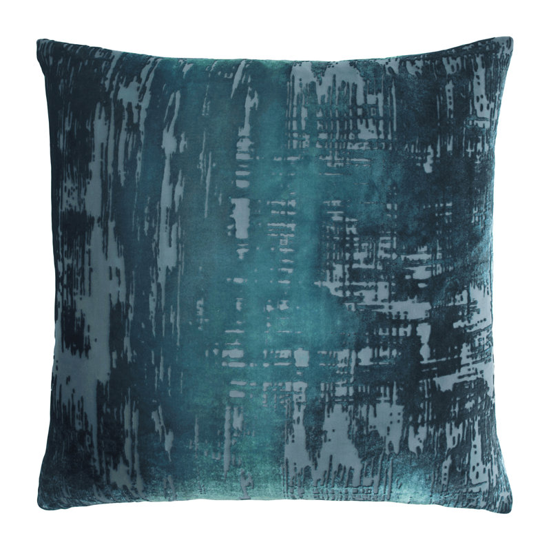 Square Pillow Cover & Insert, 18"H x 18"W, Pacific