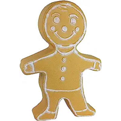 Figurine de pain d'épice de Noël de 24 pouces - statue en plastique moulée par soufflage double face
