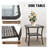 Patio Outdoor Wicker Side Table-121642717