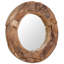 Caroline Wood Flat Wall Mirror-32657462