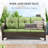 Wicker Outdoor Patio Sofa-1157918763