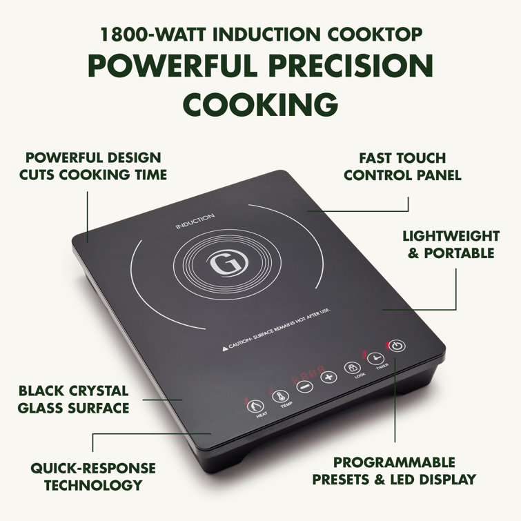 GreenPan 1800 Watts Portable Induction Cooktop & Reviews