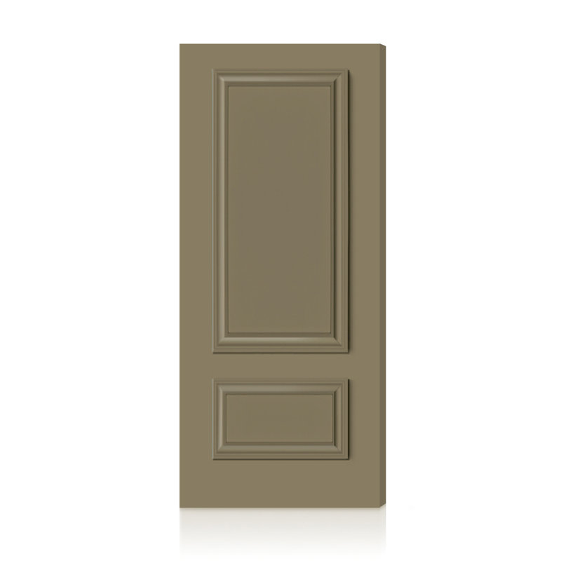 Dalle de porte intérieure 2 panneaux Palazzo, 80 x 24, Vert olive