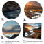 Nevada River Landscape I - Paysages, reproduction d'art sur toile-1154874648-1154874663