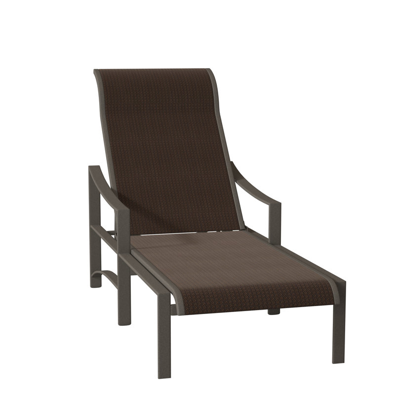 Kenzo Outdoor Chaise Lounge, Cape Cove, Graphite
