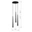 Luminaire suspendu 3 lumières DEL Exton