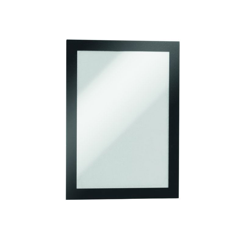 Porte-affiche magnétique noir Duraframe de 5,5 po x 8,5 po Durable