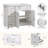 36-inch Single Bathroom Vanity With Ceramic Basin