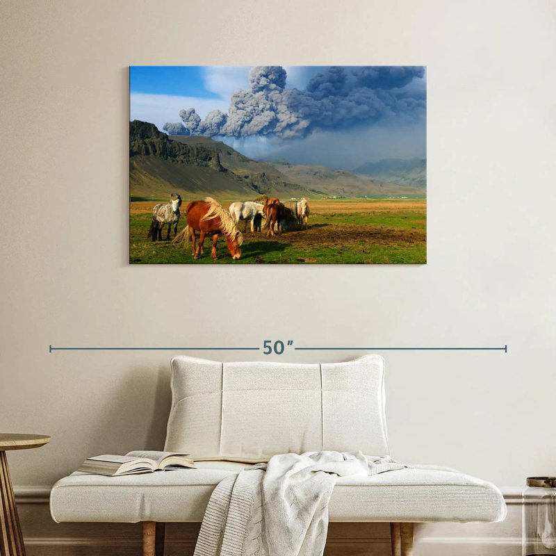 Brampt Icelandic Ponies, 26" H x 39" W
