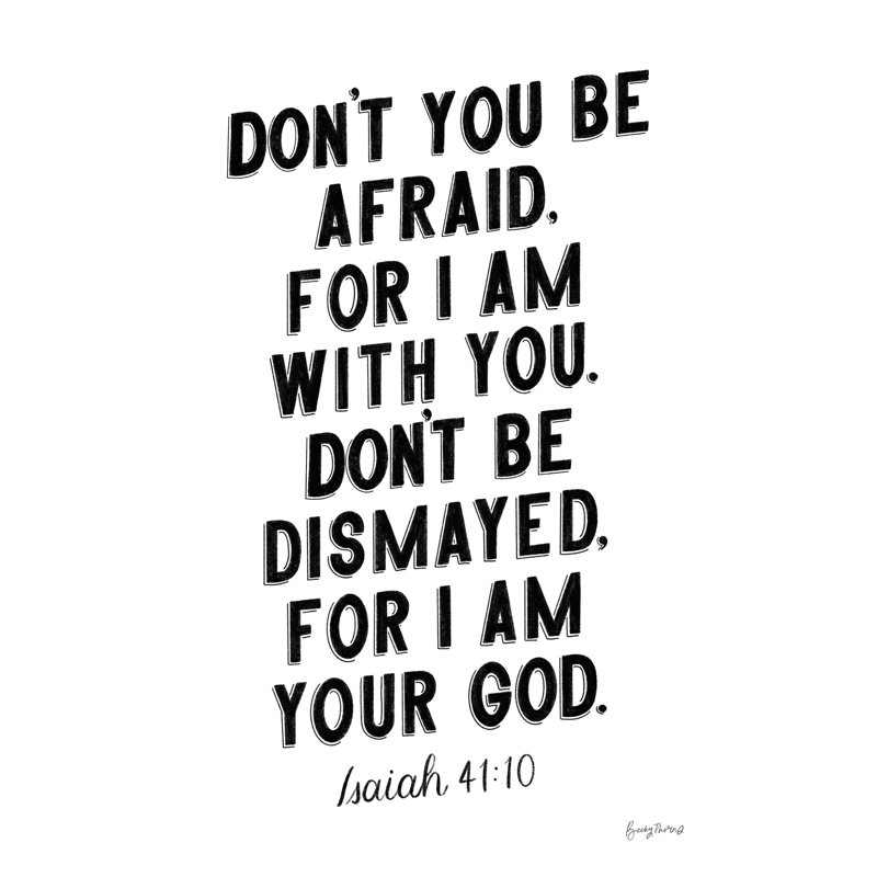 Jametrice Bible Saying I BW, H 18 po x l 12 po x P 1,25 po
